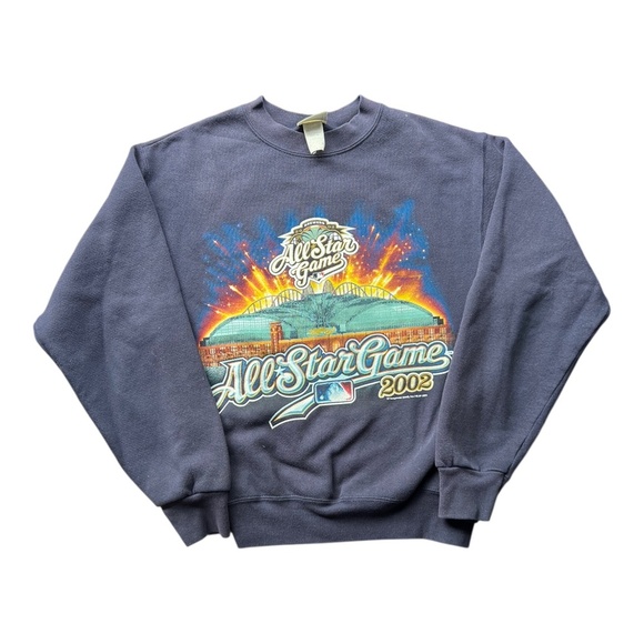 Vintage 2002 MLB All-Stars Milwaukee Crewneck Kid's Lee Sport 14-16 - Picture 1 of 3